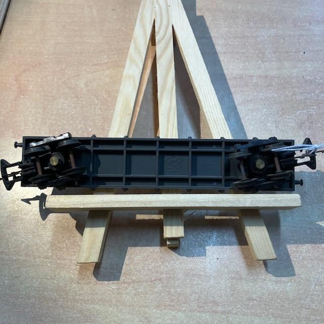 Wagon Plat Jouef Marchandises, Attelage A Croc, Marquage Sncf 4 Rryw 418521