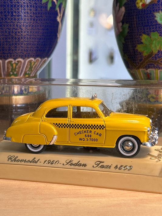 Taxi Chevrolet 1950 Solido - 1/43 - Jaune - 200g - Tbe