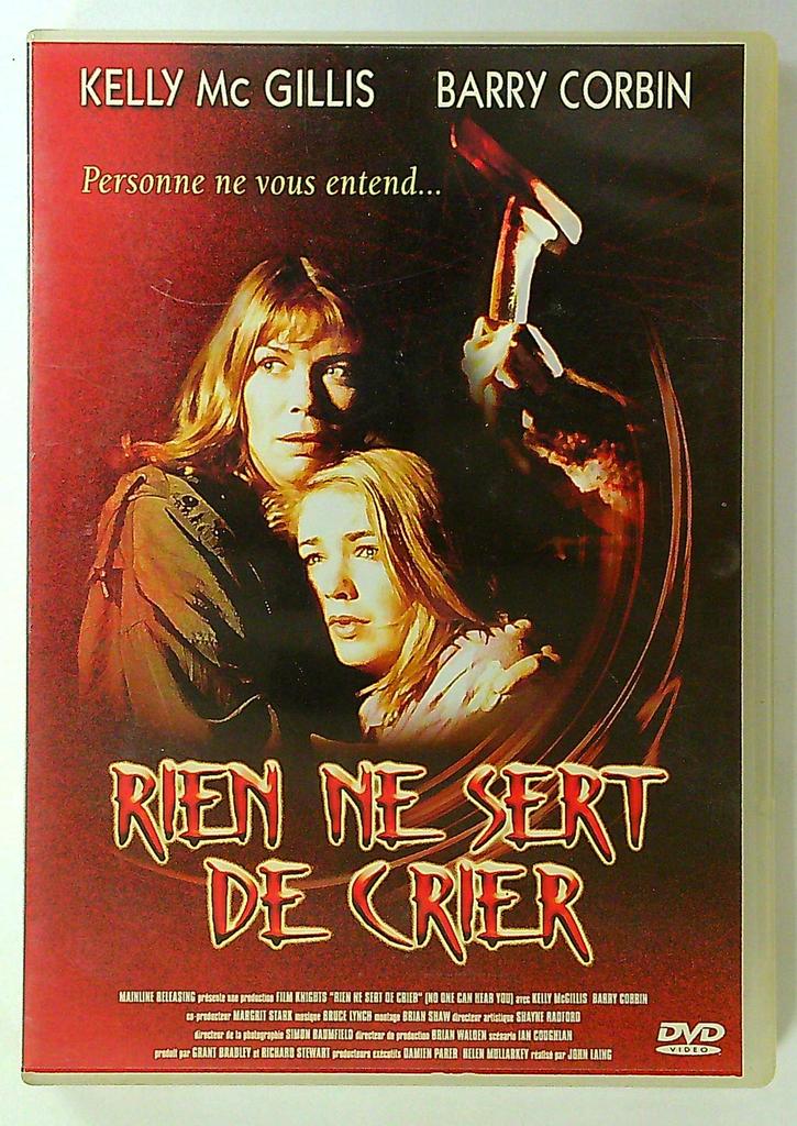 Dvd Rien ne sert de crier Kelly Mcgillis Thriller