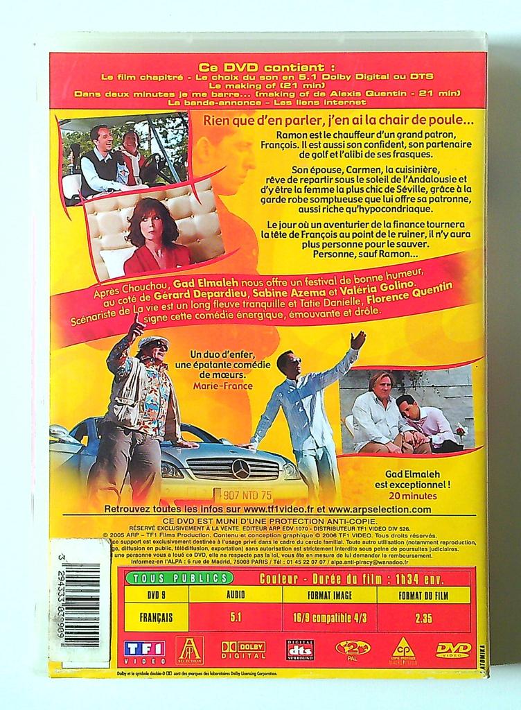 Dvd Olé! Gad Elmaleh Gérard Depardieu