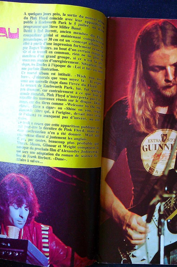 Magazine – Extra N°3 – Musique – Pink Floyd Elvis 1975