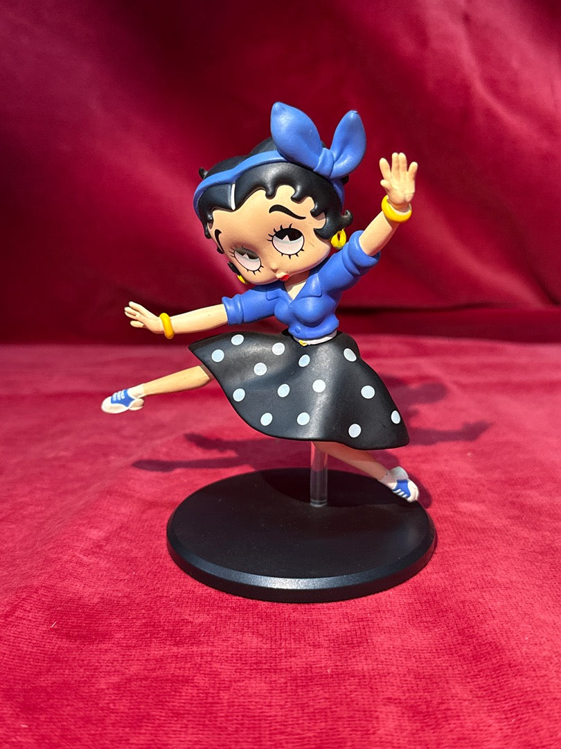 Figurine Betty Boop danseuse jupe à pois Fleischer Studios