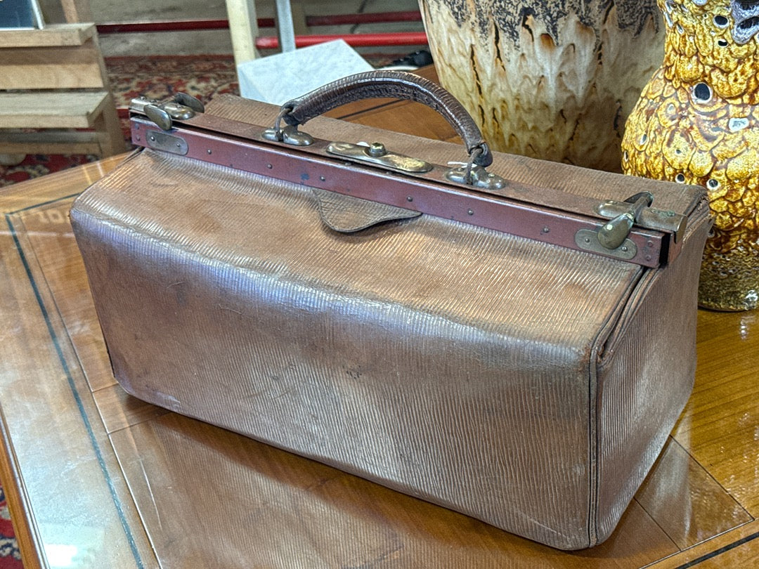 Sac de médecin – Vintage – Bagagerie – Cuir marron
