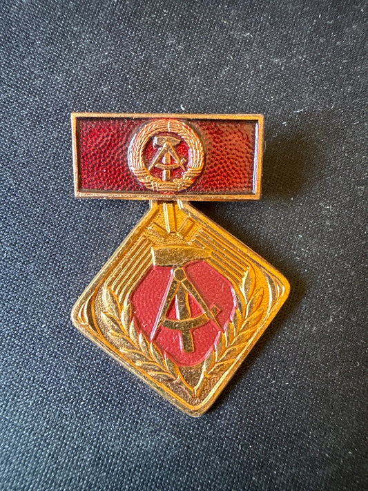 Médaille – Rda – Memorabilia – Travail Socialiste Ddr