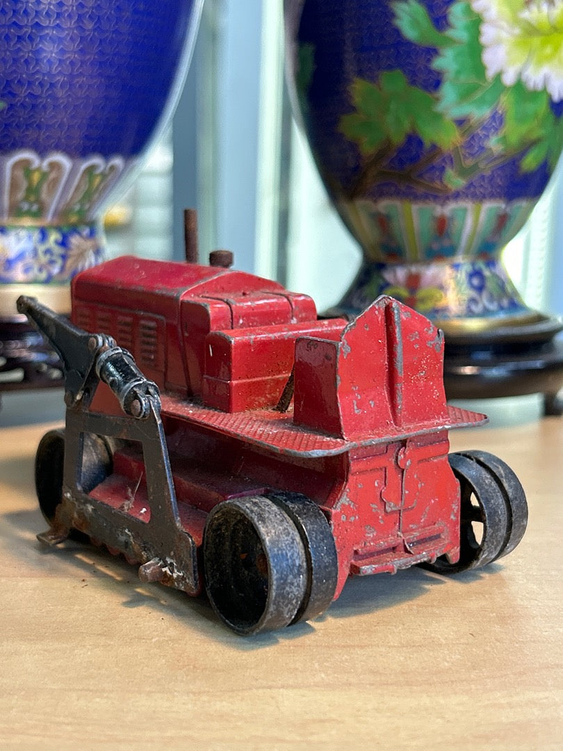 Tracteur miniature – Dart Mfg Co – Véhicules – Métal rouge vintage