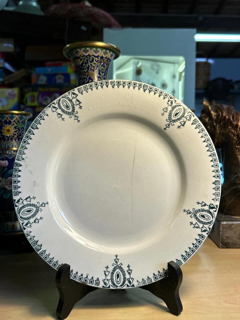 Ensemble de 7 Assiettes Ceranord Céramique du nord St Amand Made in France