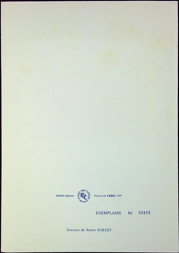 Nicolas De Staël Enveloppe Dépliant Timbre 1er jour Encart Fdc Yvert et Tellier