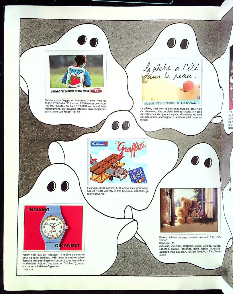 Album de collection Pub Album Tf1 1988 Bon état complet sauf vignette n 82