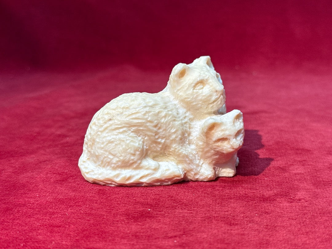 Figurine chats chatons Luchet 2017