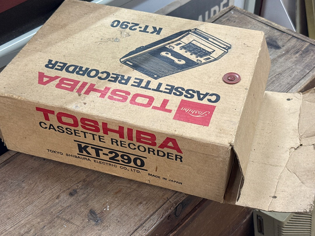 Magnétophone à cassette – Toshiba Kt-290 – Hi-fi – Vintage en boîte
