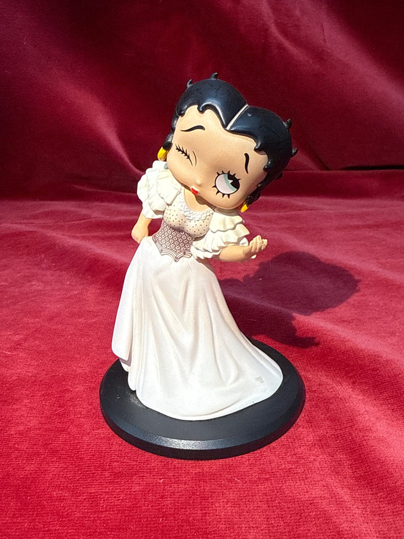 Figurine Betty Boop Robe Blanche Fleischer Studios