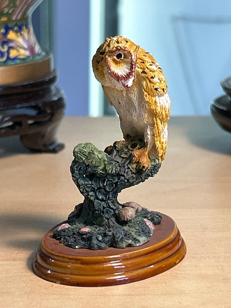 Figurine Chouette / Hibou sur Branche