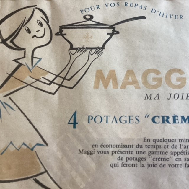 Cadre, Publicité Maggi ma joie ! 4 potages " Crème "