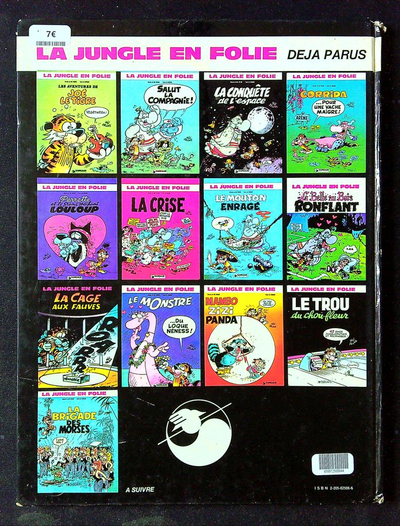 Bd La Jungle en Folie La Brigade des Morses Dargaud