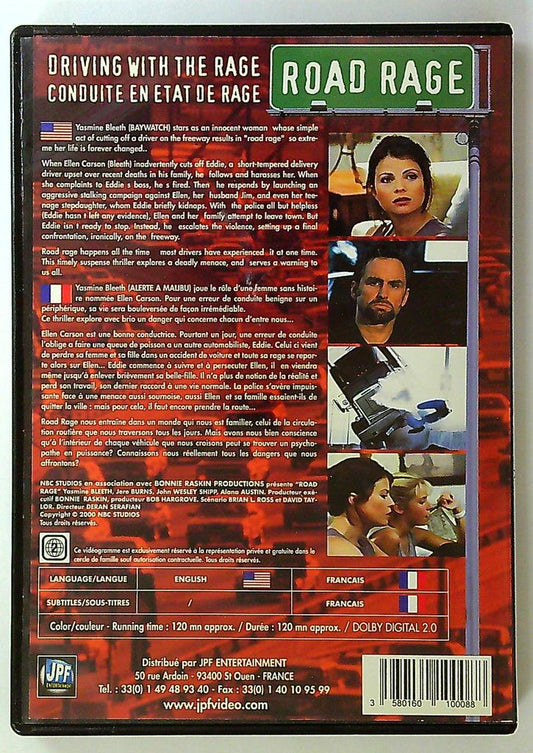 Dvd Road Rage Conduite en état de rage Yasmine Bleeth