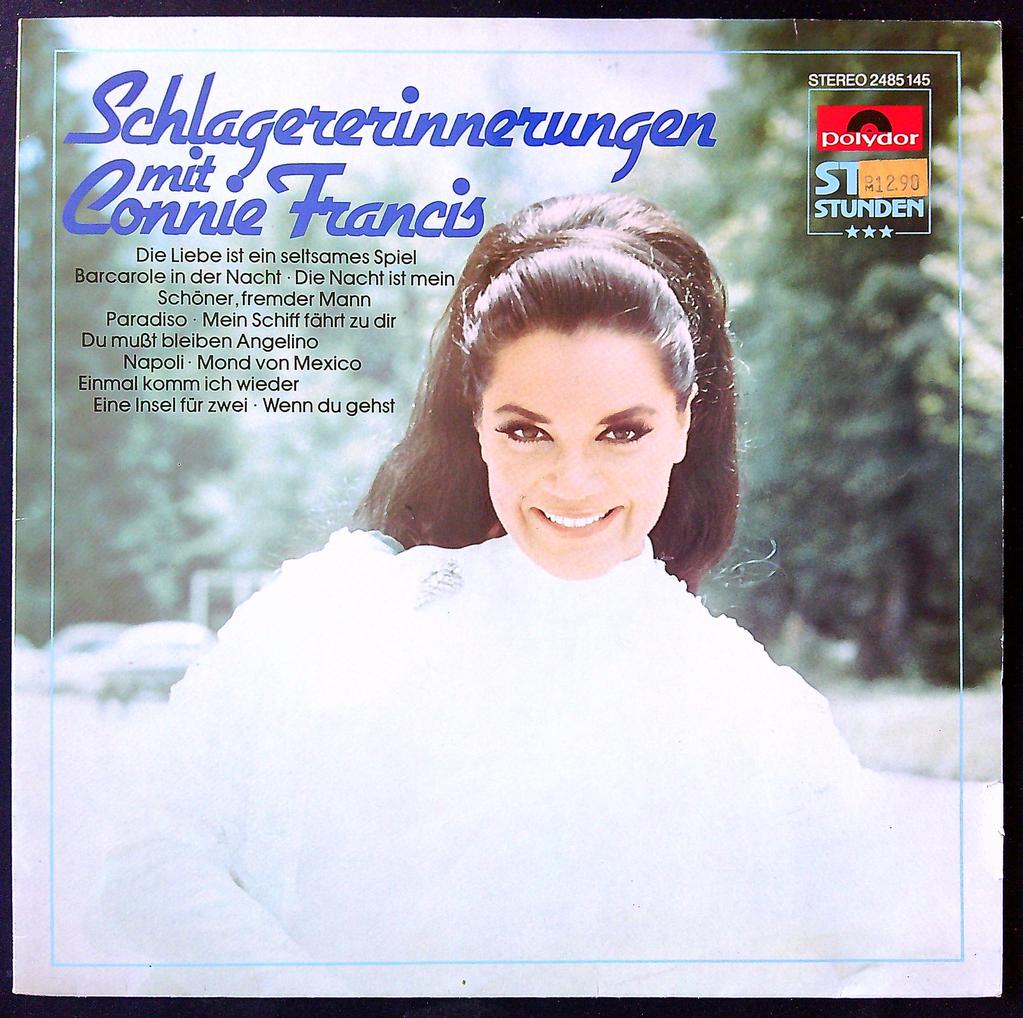 Vinyle 33t Polydor Connie Francis Schlagererinnerungen
