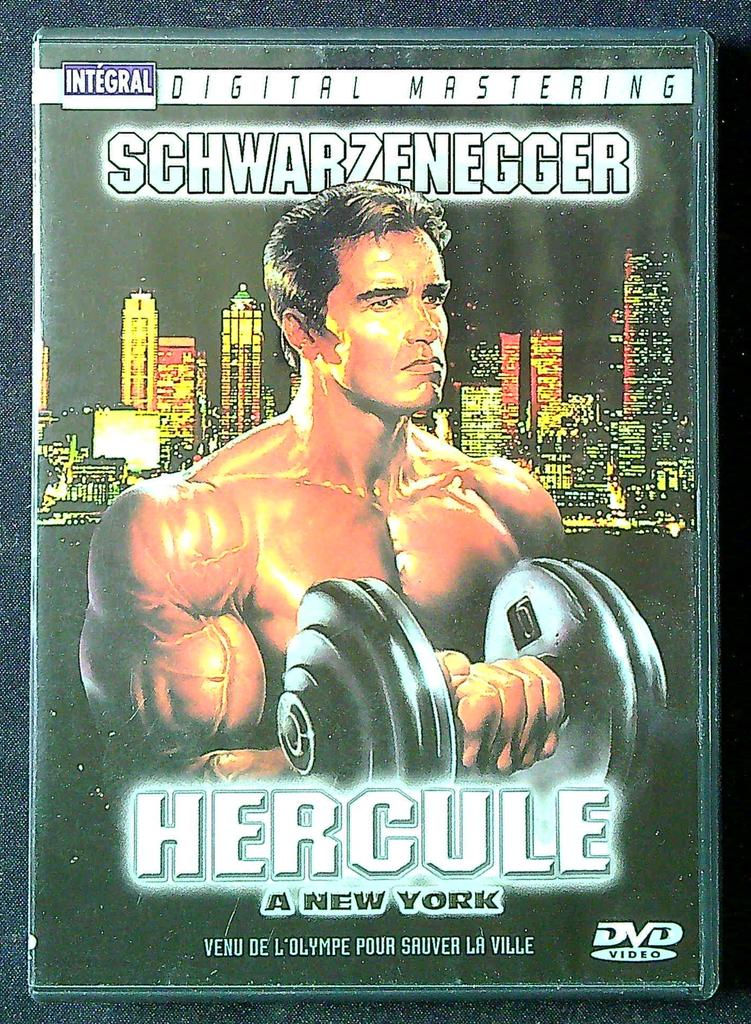 Dvd Hercule à New York – Schwarzenegger – Vidéo – Film culte