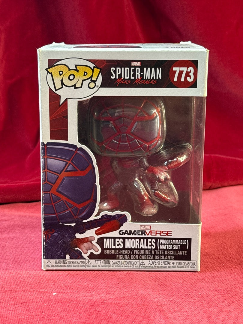 Figurine Pop Miles Morales Programmable Matter Suit Funko 773