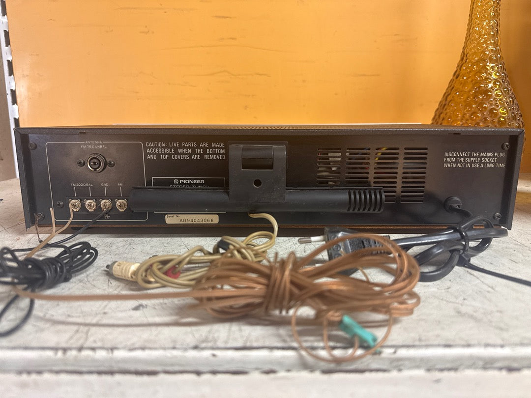 Tuner – Pioneer Tx-710l – Tuner radio – Argenté vintage