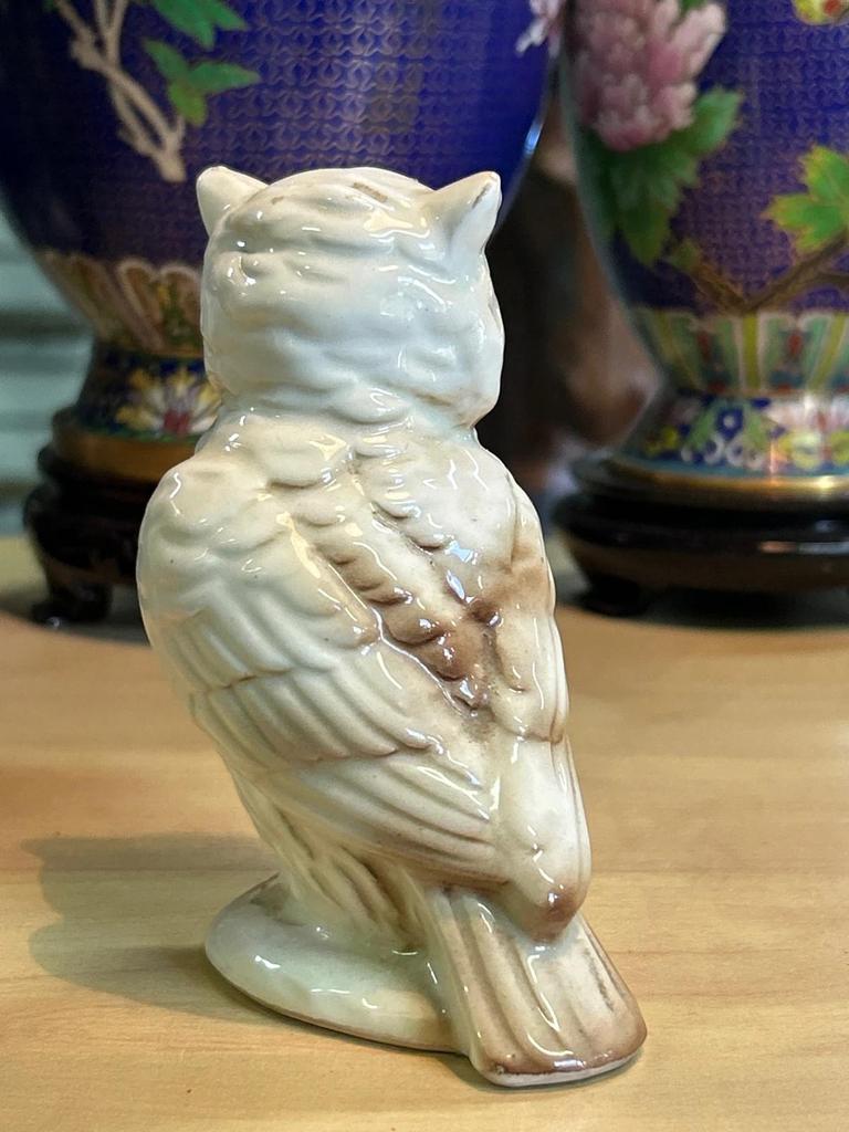 Statuette Chouette / Hibou en céramique