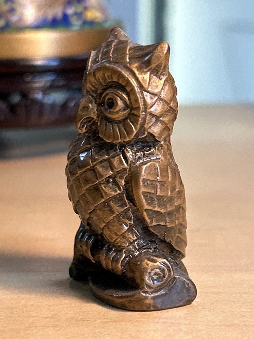 Figurine Chouette / Hibou en résine