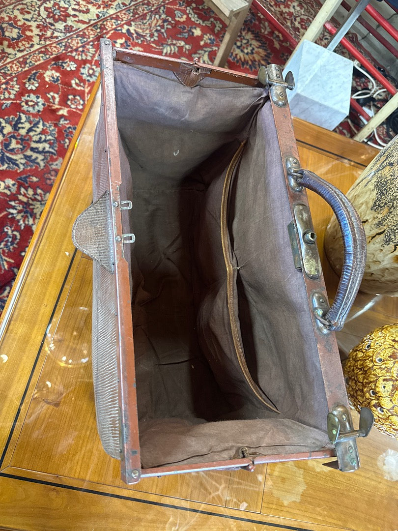 Sac de médecin – Vintage – Bagagerie – Cuir marron