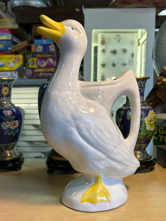 Pichet Barbotine canard céramique