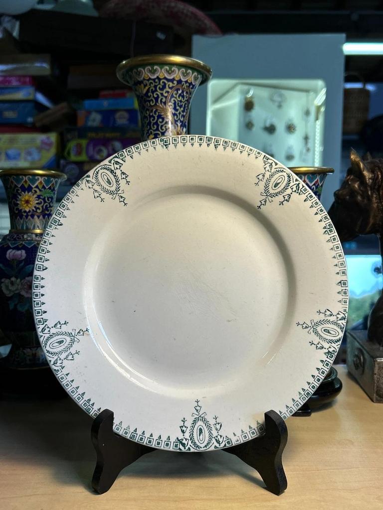 Ensemble de 7 Assiettes Ceranord Céramique du nord St Amand Made in France