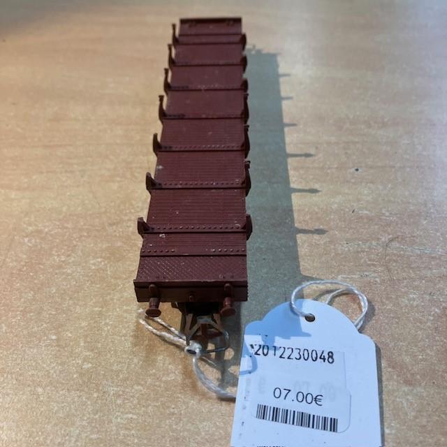 Wagon Plat Jouef Marchandises, Attelage A Croc, Marquage Sncf Ro2ym 194921