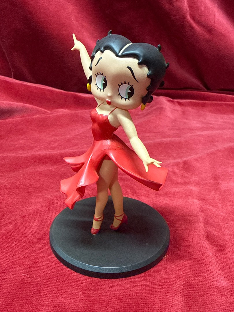 Figurine Betty Boop robe rouge Fleischer Studios