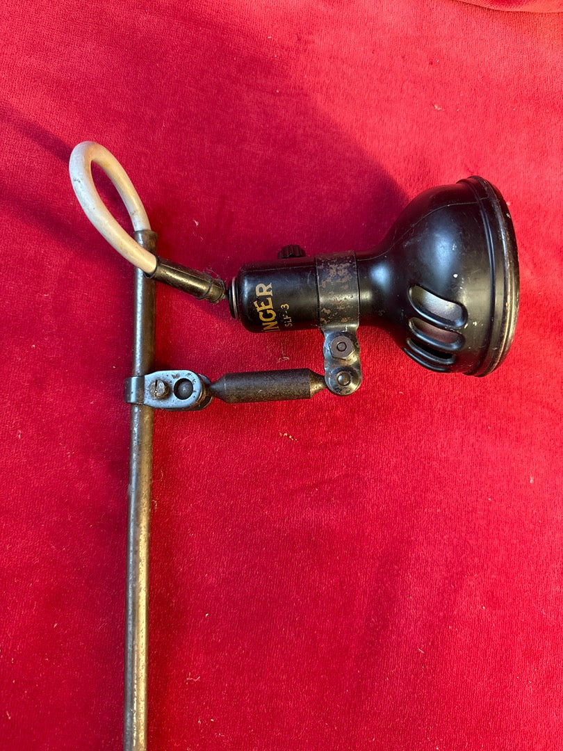 Lampe de machine à coudre Singer Slf-3 vintage
