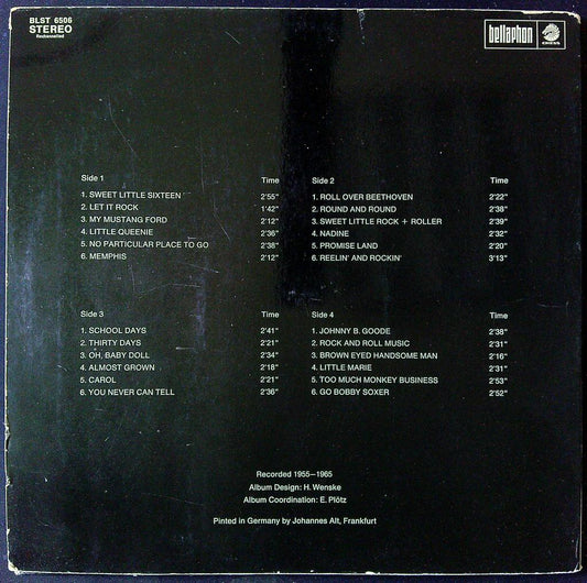 Vinyle The Best of Chuck Berry Bellaphon Noir