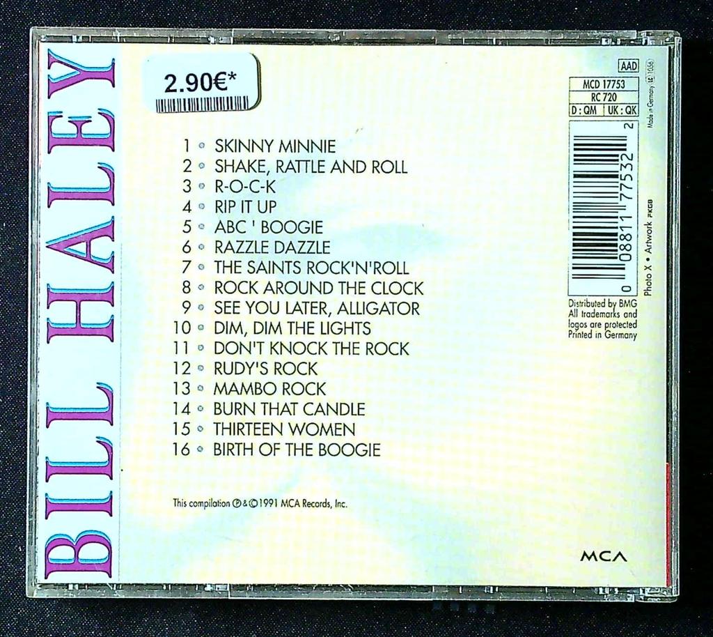 Cd – Bill Haley – Musique – Compilation Rock 'n' Roll