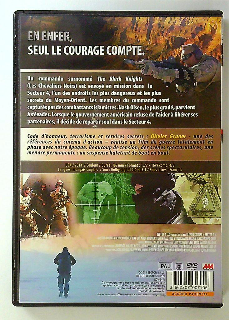 Dvd Sector 4 Olivier Gruner Film d'action