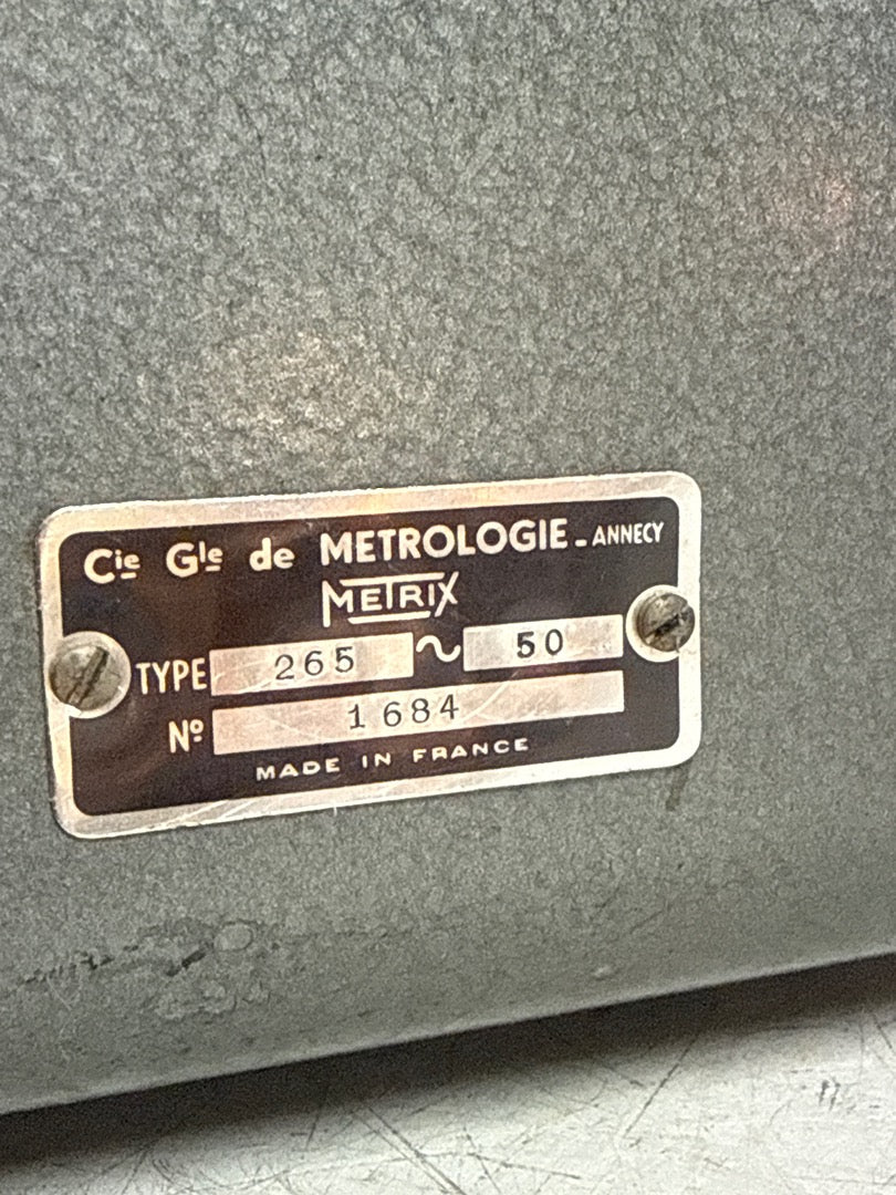 Mire électronique – Metrix 265 – Électronique – Appareil vintage de collection