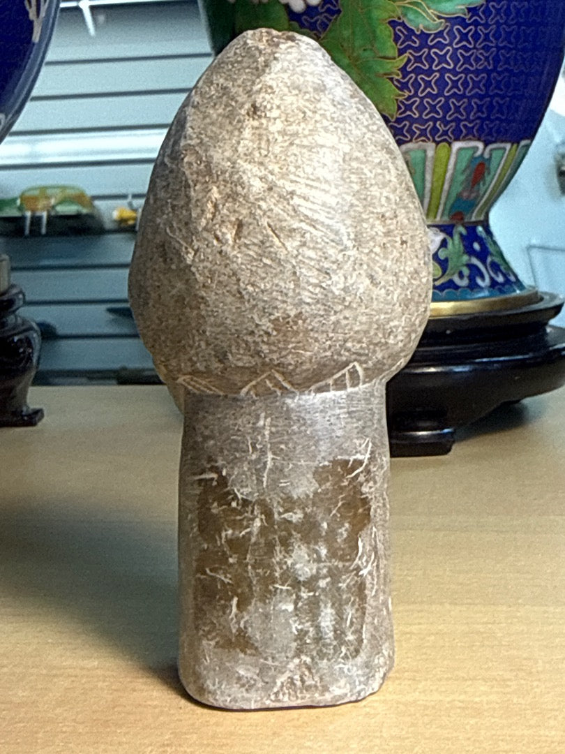 Statue en pierre – Artisanat – Ornement – Tête sculptée