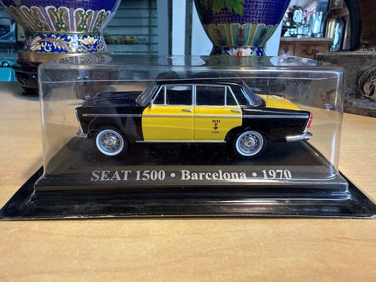 Voiture Miniature – Altaya – Jouet – Seat 1500 Barcelona 1970