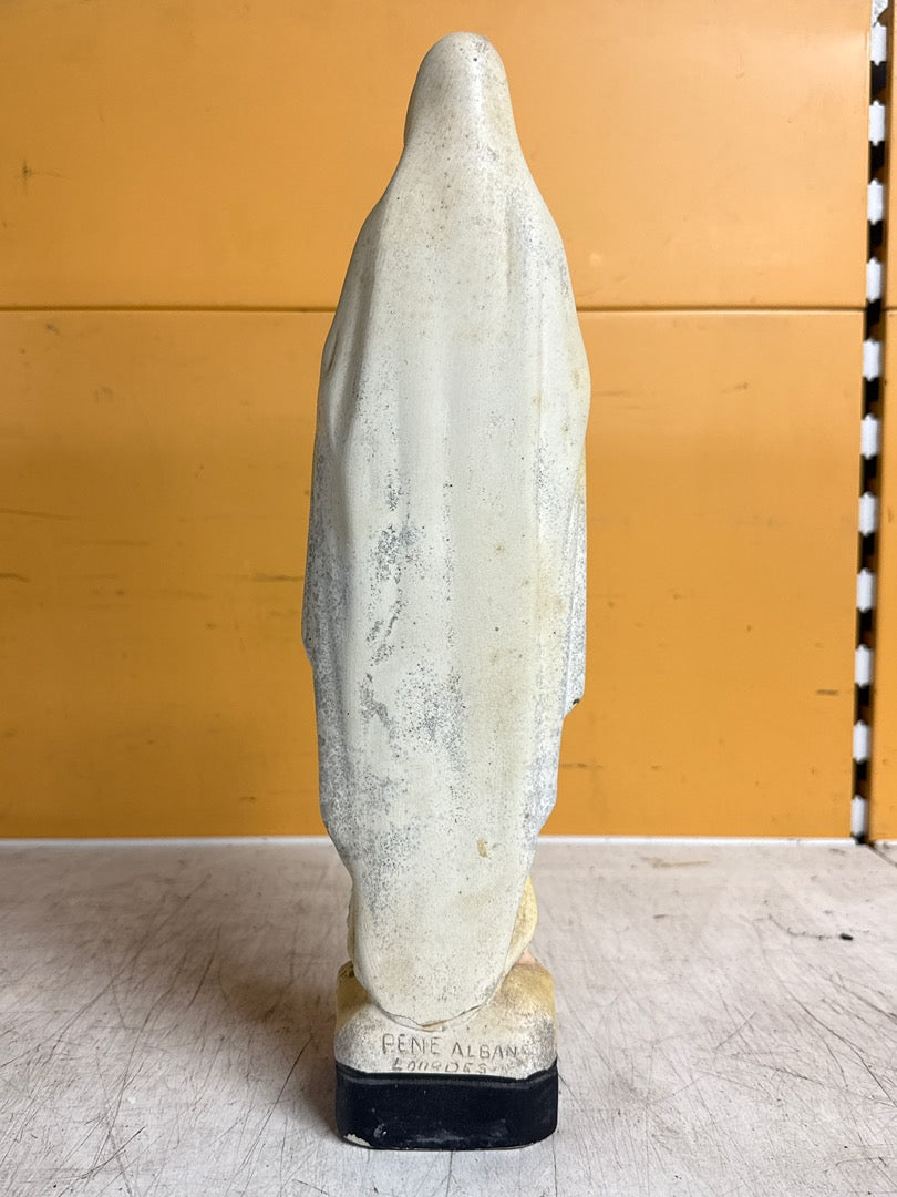Statue Vierge de Lourdes – Céramique ancienne
