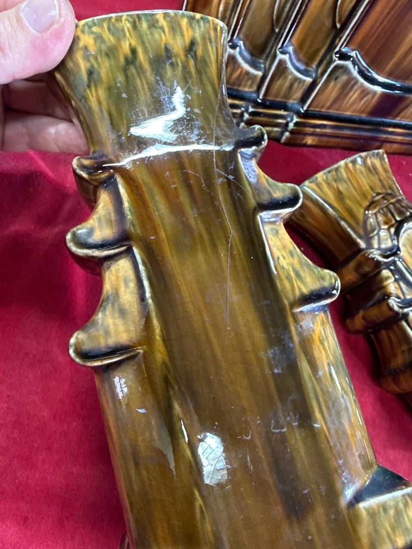 Pendule Sarreguemines – Garniture de cheminée céramique