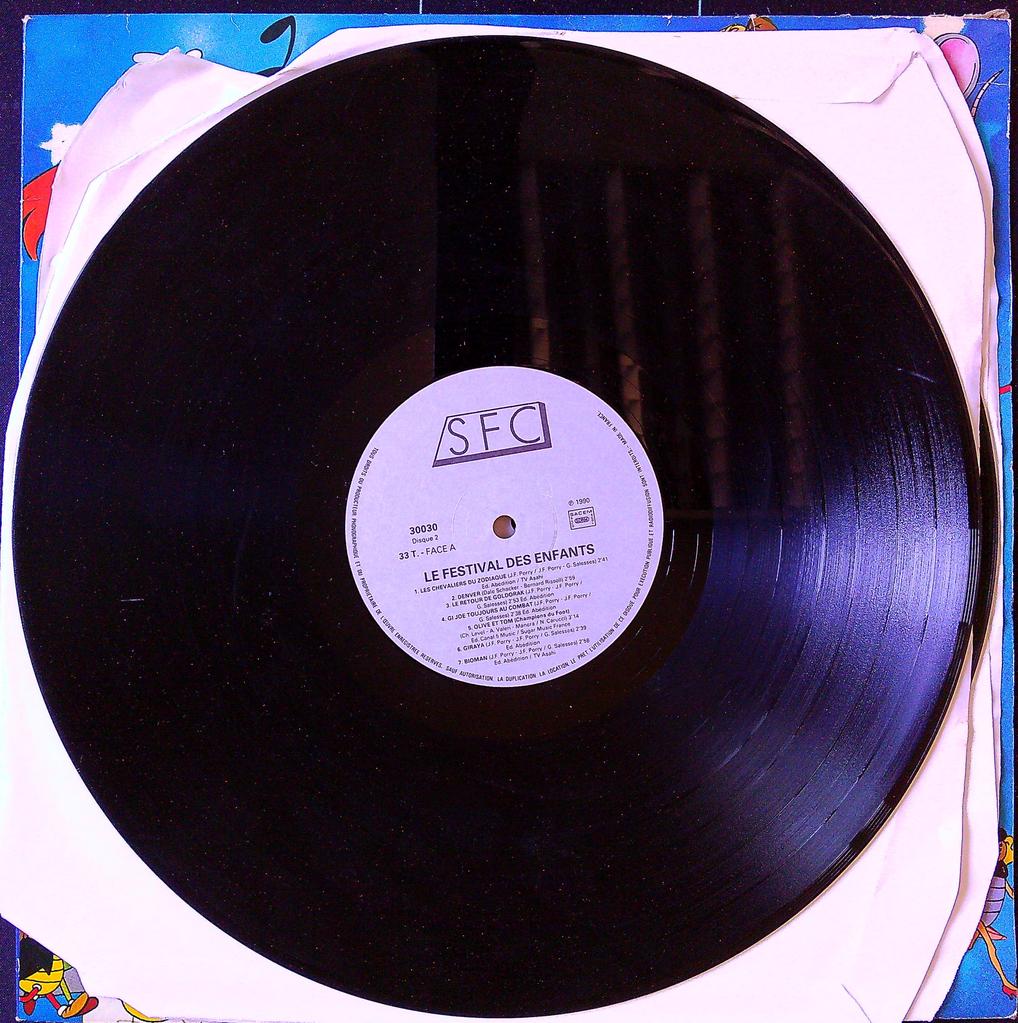 Vinyle double Le Festival Des Enfants Sfc 1989
