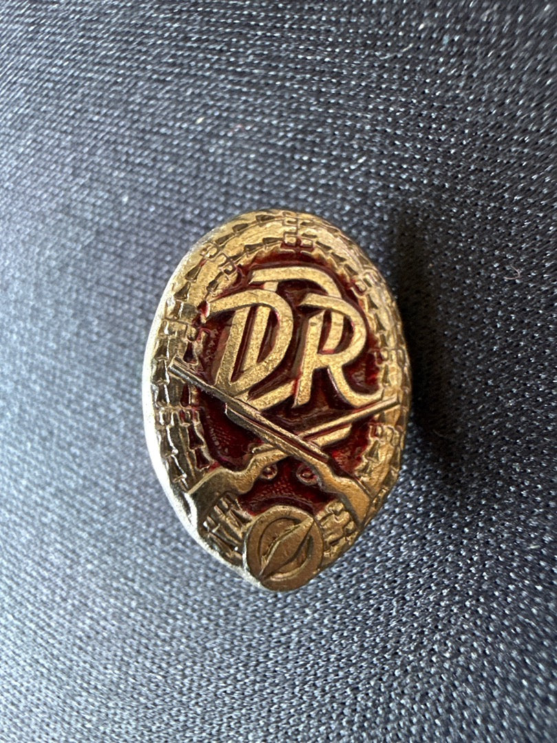 Insigne – Dr – Broches – Métal doré tir carabine