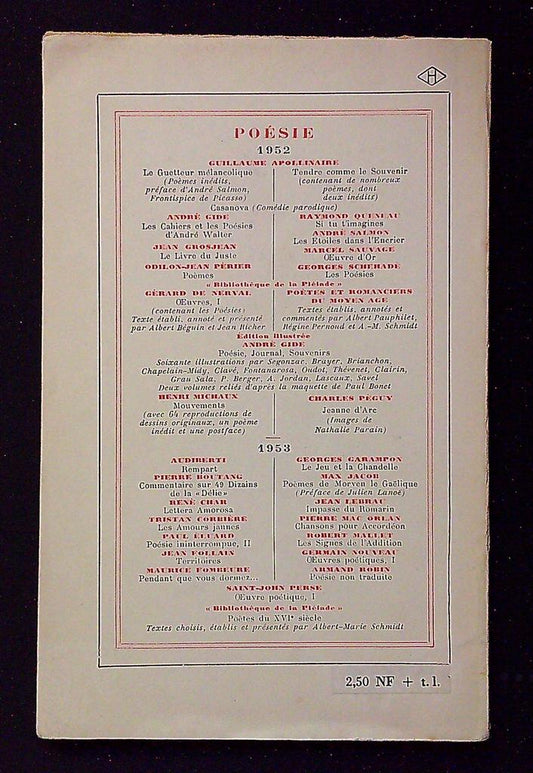 Livre – Maurice Fombeure Une forêt de charme – Littérature – Édition 1955