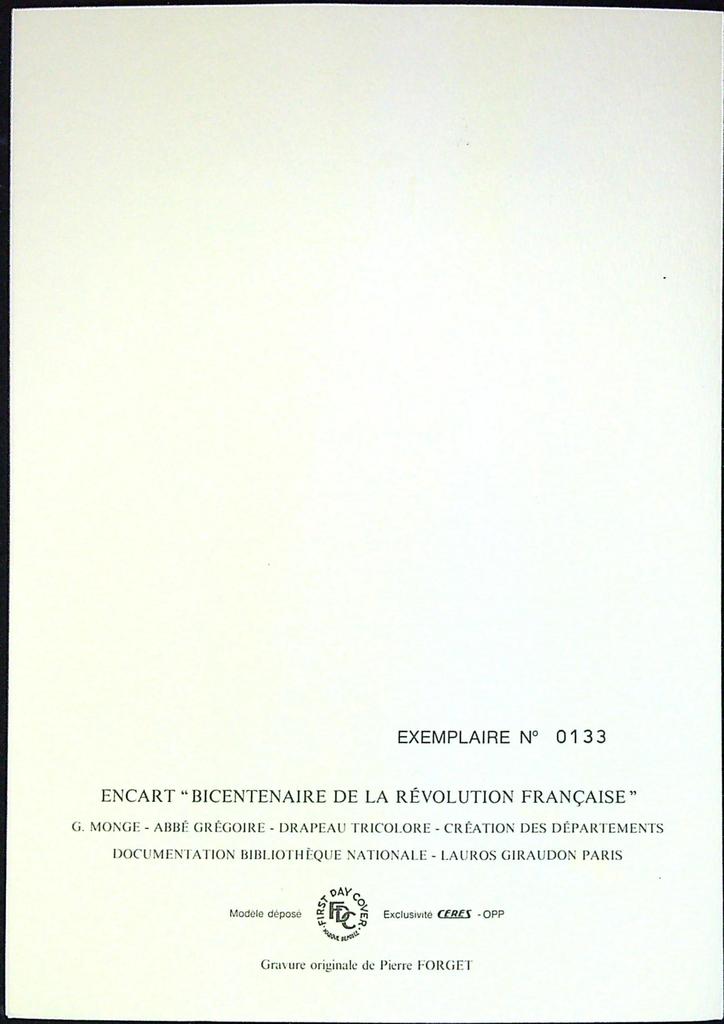 Drapeau et Départements Enveloppe Dépliant Timbre 1er jour Encart Fdc Yvert et Tellier
