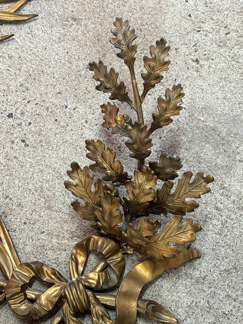 Couronne de laurier en bronze doré