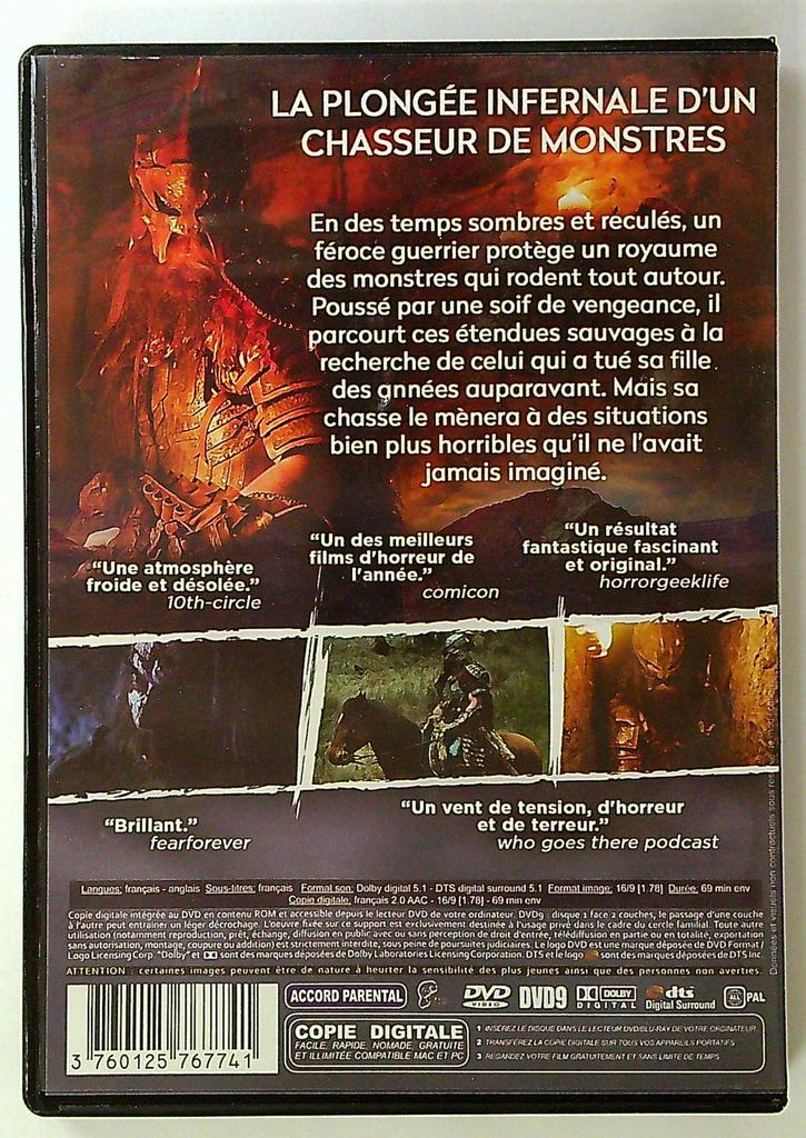Dvd The Head Hunter - Film Horreur Fantastique