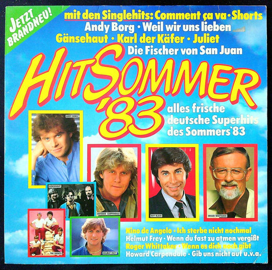 Vinyle Hitsommer '83 Emi Electrola bleu