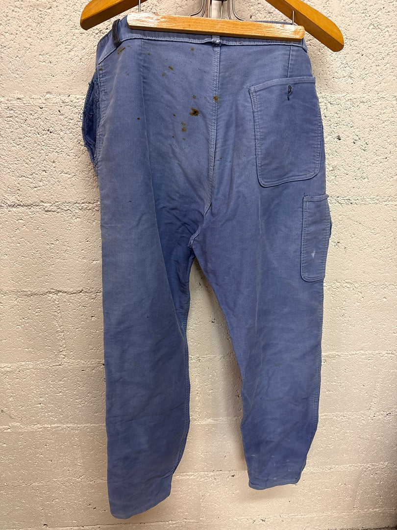 Pantalon de travail Le Mont St Michel – Bleu vintage