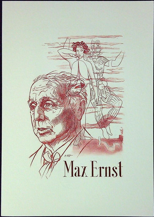 Max Ernst Enveloppe Dépliant Timbre 1er jour Encart Fdc Yvert et Tellier