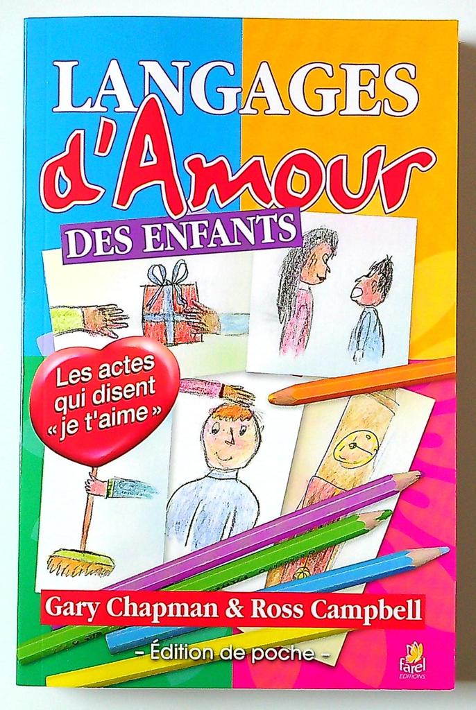 Livre Langages d'amour des enfants Farel Editions Gary Chapman