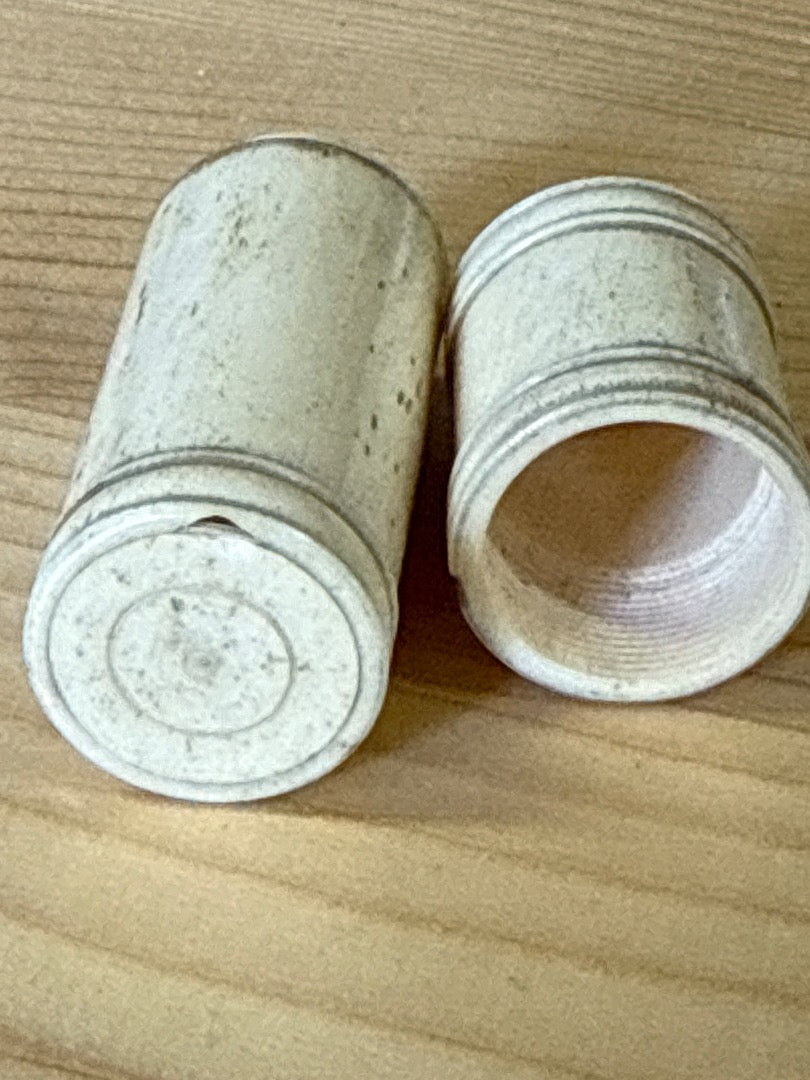 Salière de voyage – Vintage – Art de la table – Os tourné